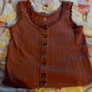 Pinkish SO cropped shirt/ size small / good condition never worn